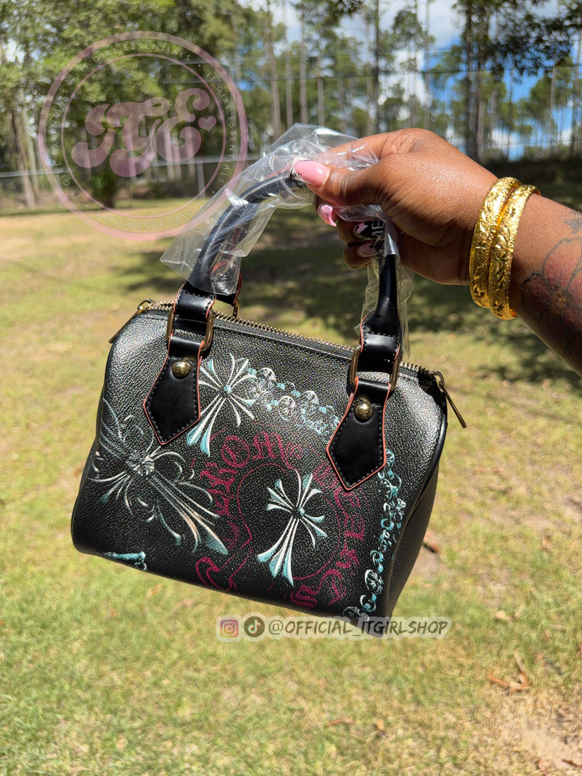 Chrome Pillow Bag