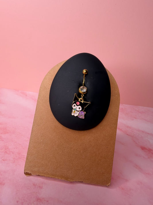 Cutie Kuromi Belly Ring