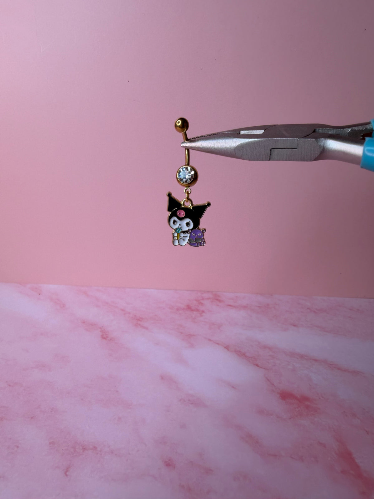 Cutie Kuromi Belly Ring