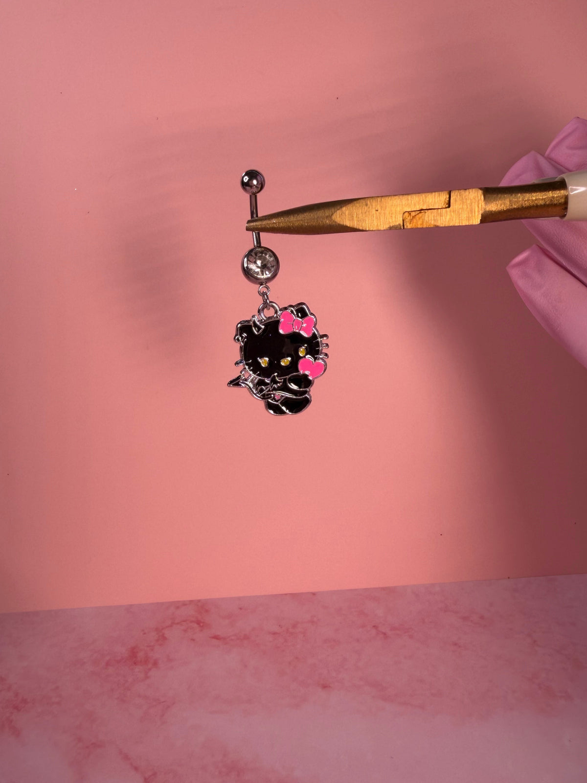 Cupid Kitty Belly Ring
