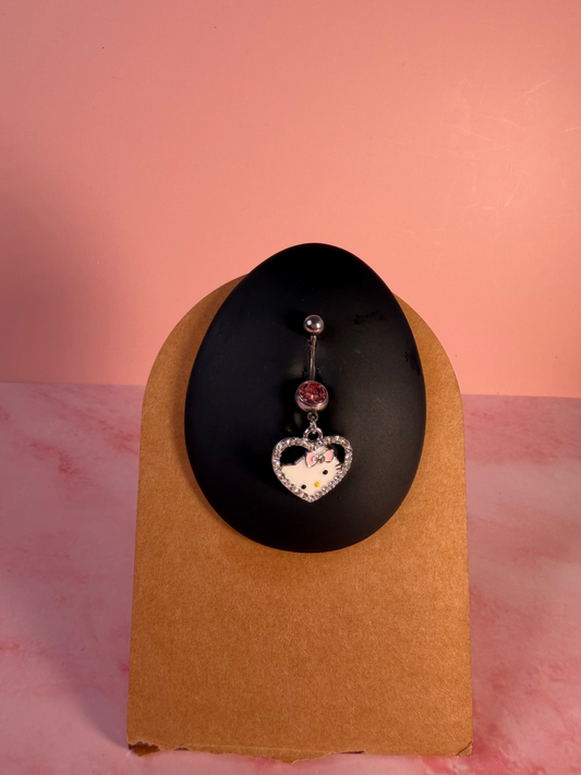 Just A Kitty Belly Ring