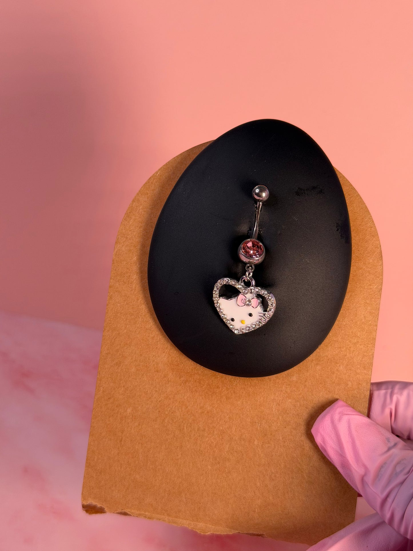 Just A Kitty Belly Ring