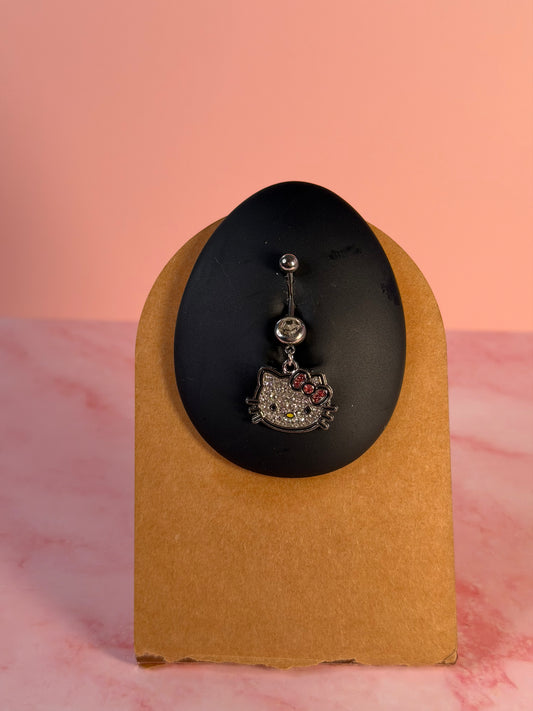 Sparkle Kitty Belly Ring
