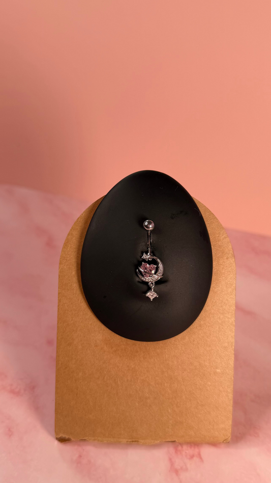 Moon Kiss Belly Ring