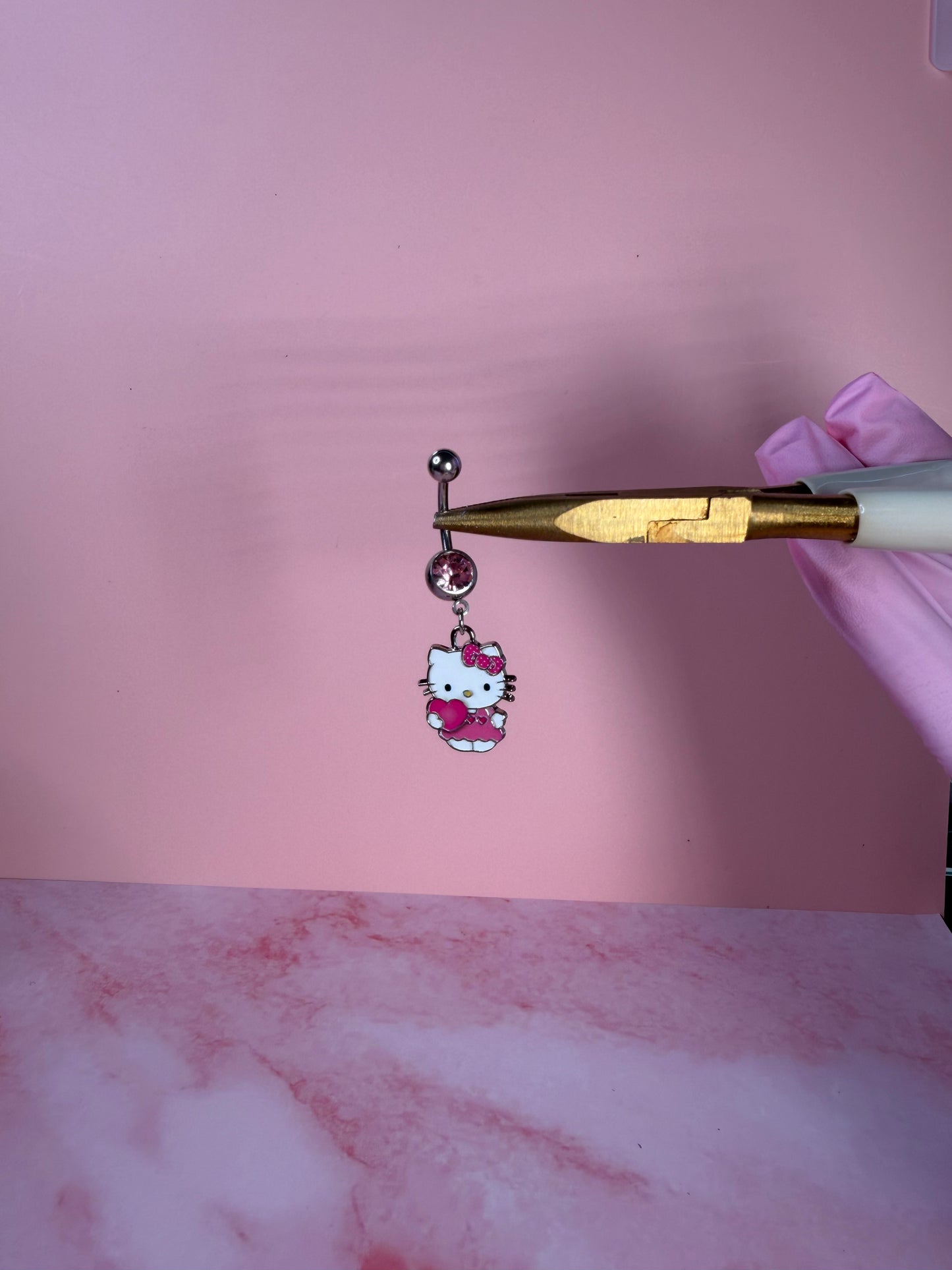 Love Me Kitty Belly Ring